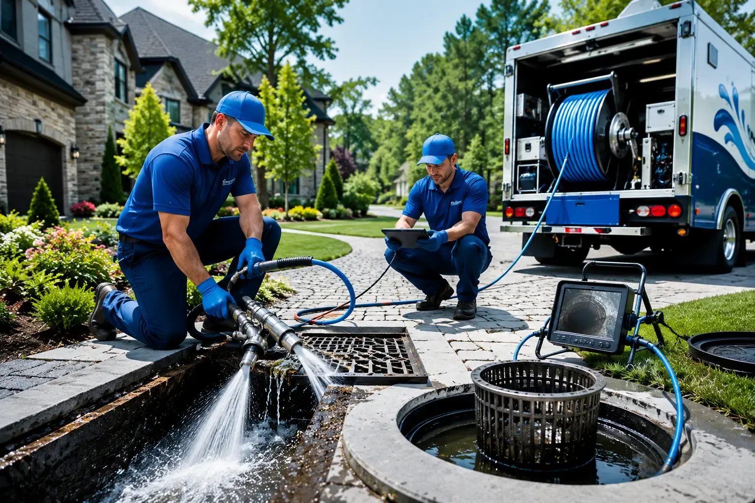 Local outdoor drain cleaning professionals in Six Lakes, MI
