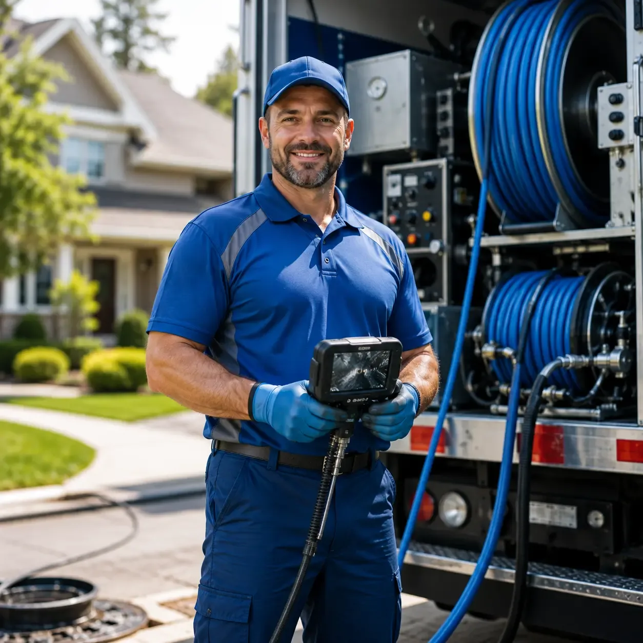 Local outdoor drain cleaning specialists in Six Lakes, MI